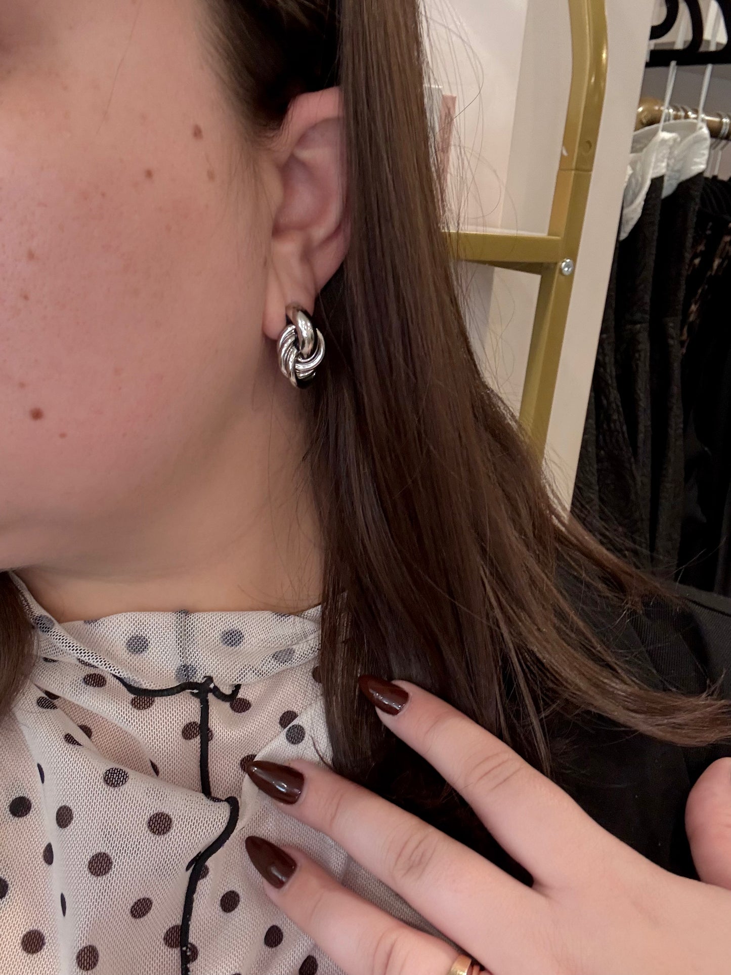 Twisted Multi Layer Earring