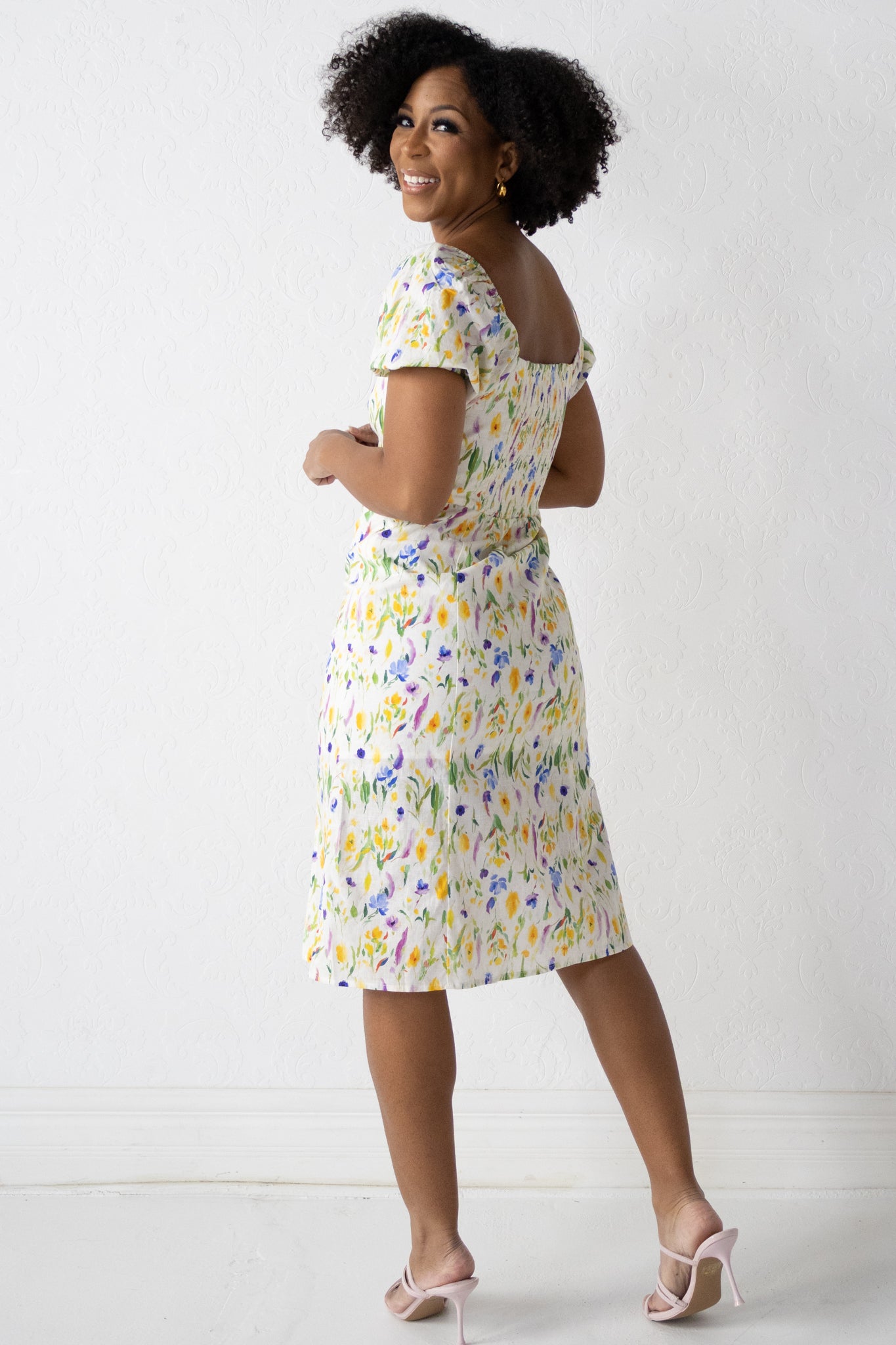 Alayna Floral Midi Dress