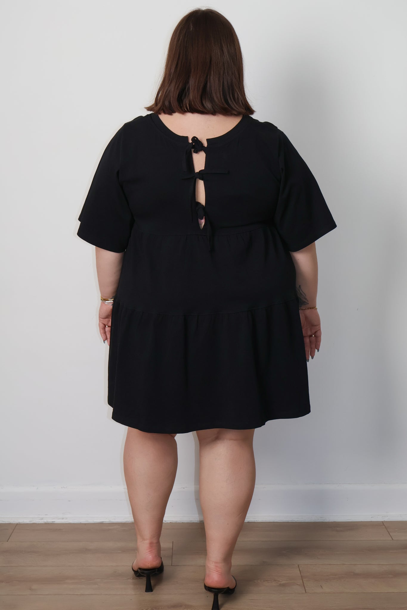 Brunette Tiered Babydoll Dress (XS-3X)