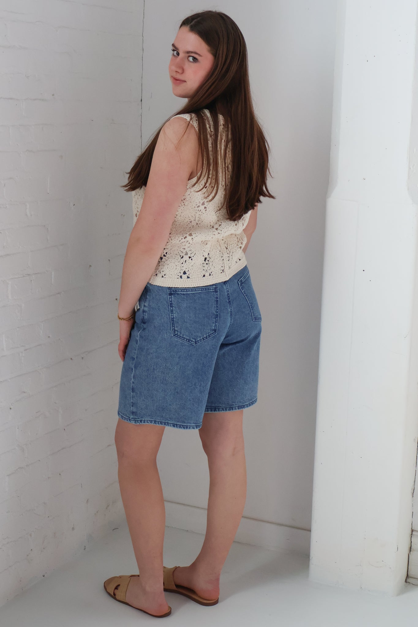 Kaffe Jean Shorts (4-16)