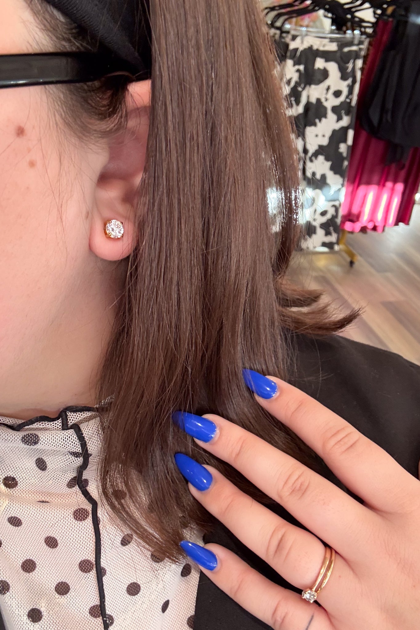 Crystal Stud Earring