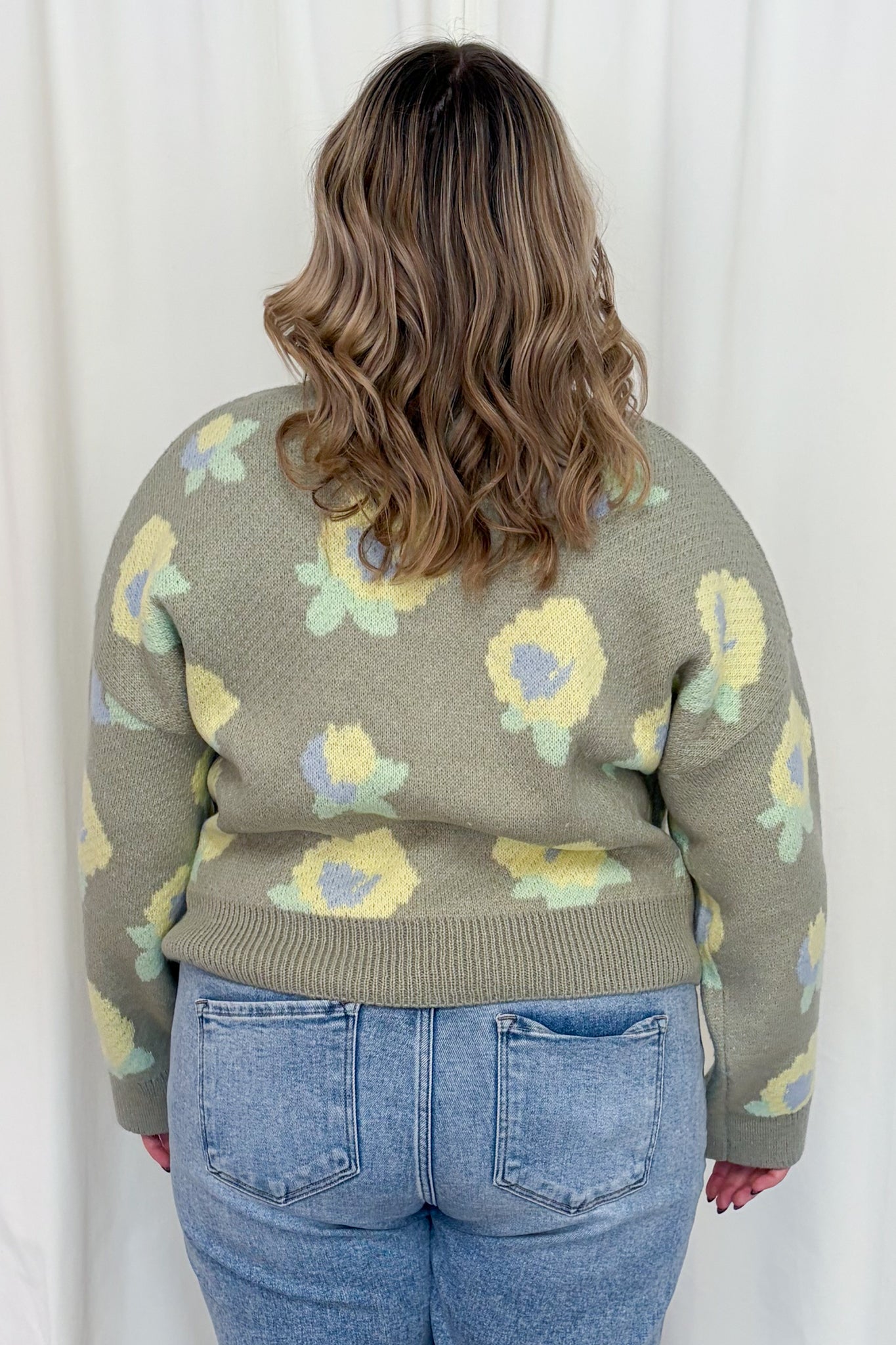 Floral Pullover Sweater
