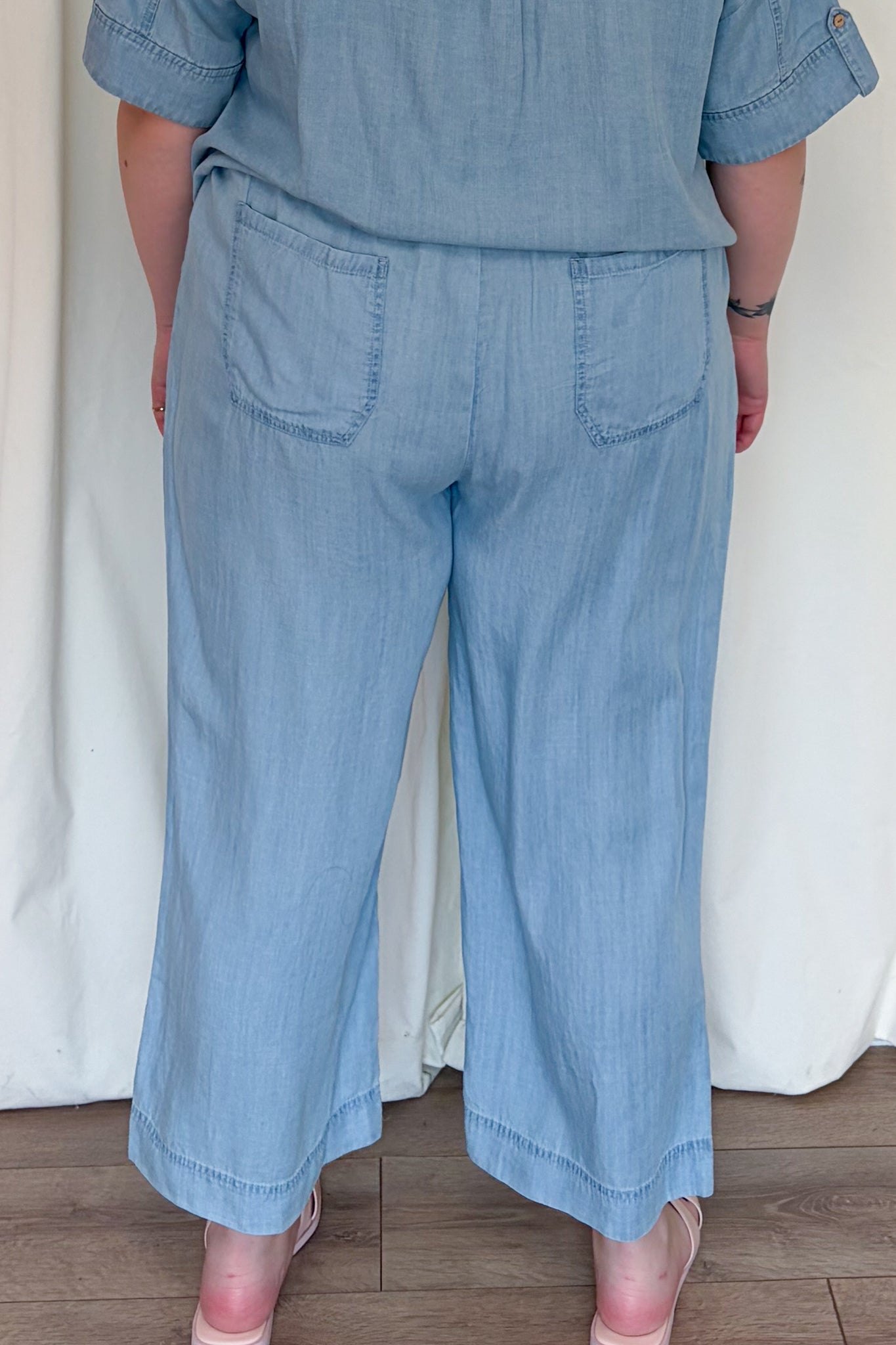 Tencel Wide leg Pants (S-XXL)
