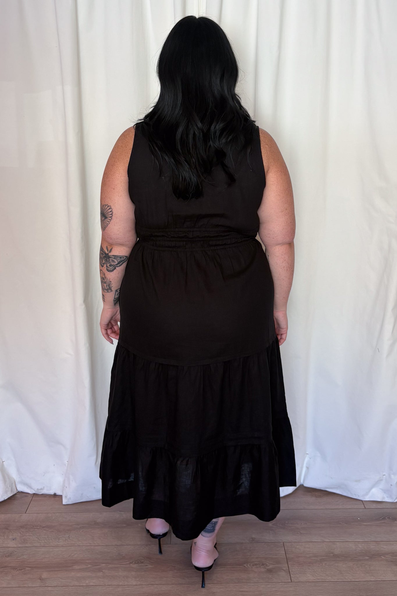 Linen Midi Dress (S-XXL)