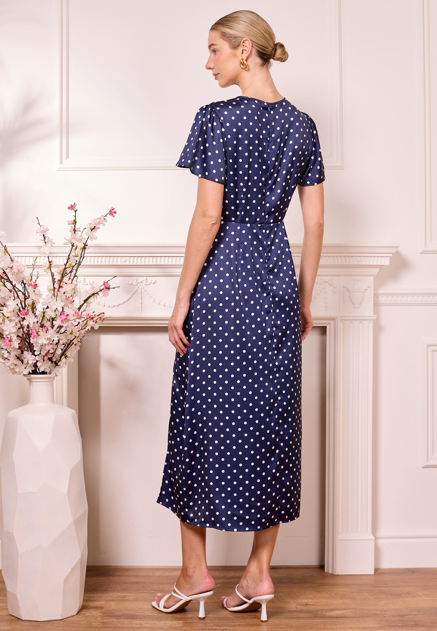 Janzur Polka Dot Dress