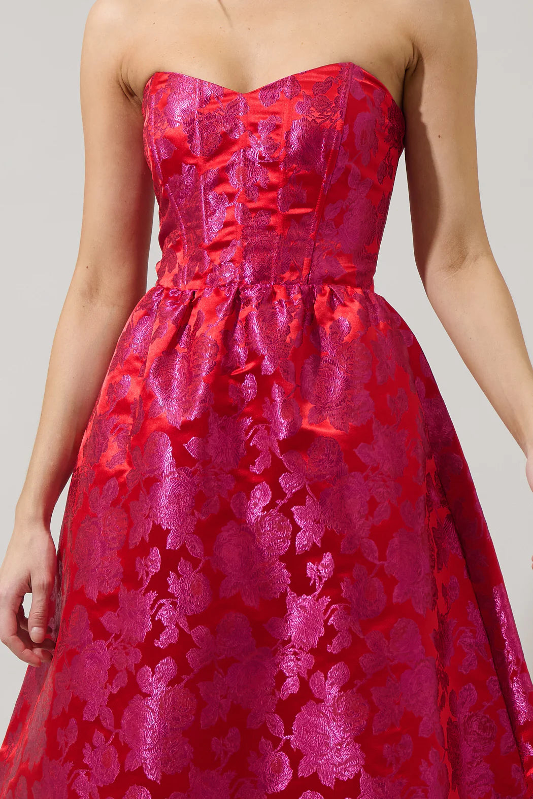 Duson Bustier Midi Dress