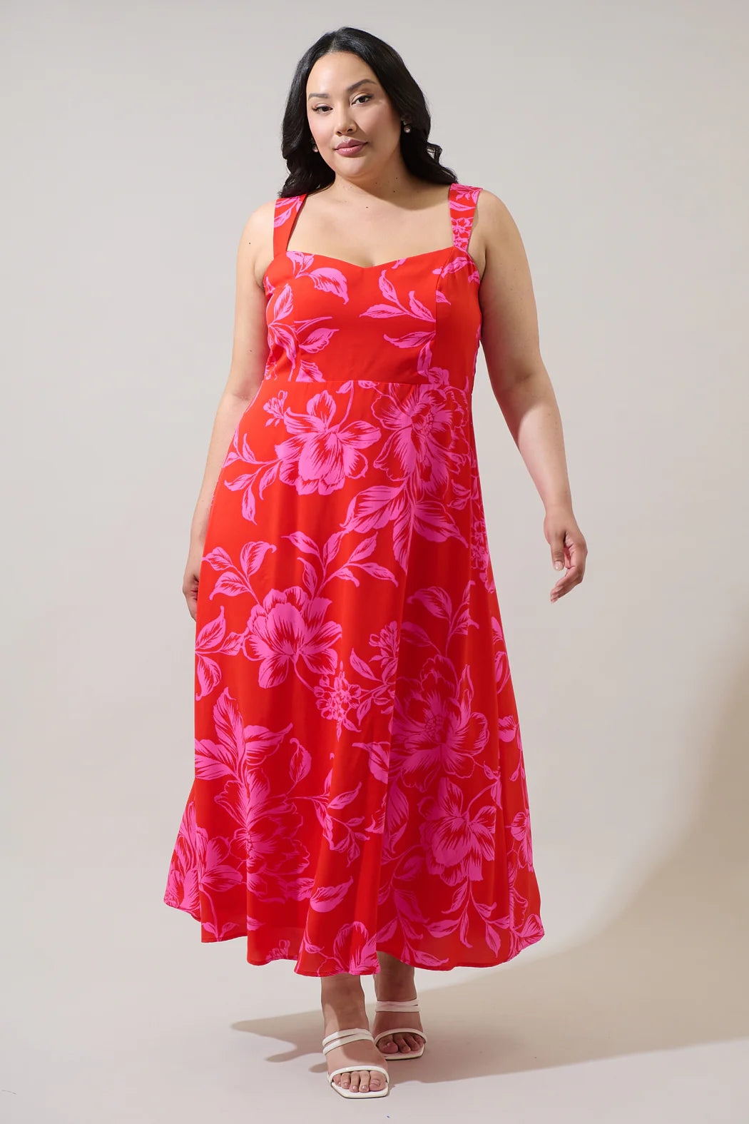 Bary Floral Maxi Dress (XS-3X)