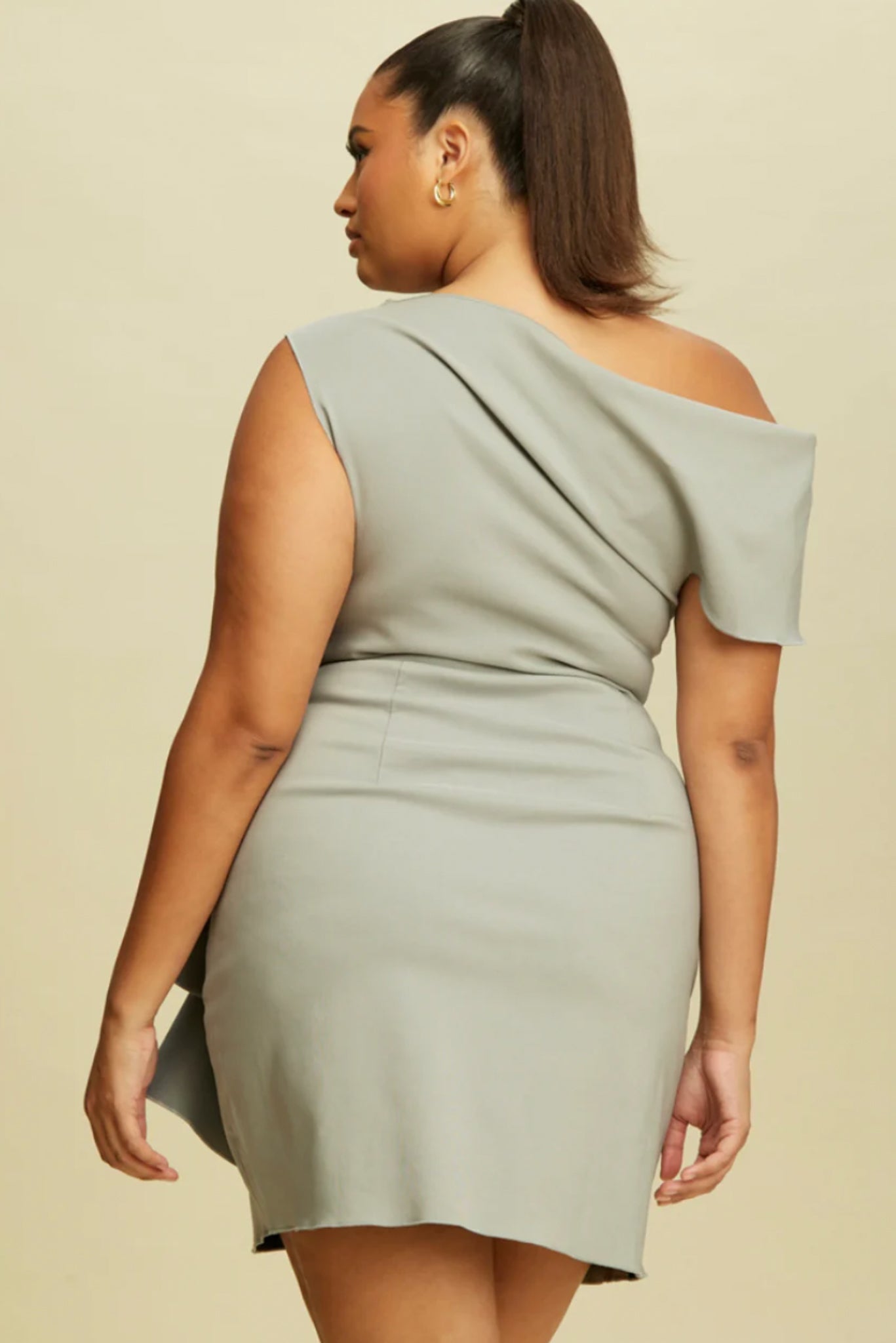 CURVE Asymmetrical Mini Dress