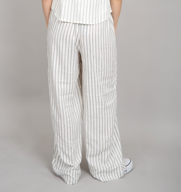 Merry Linen Stripe Pants