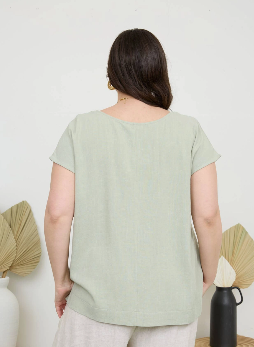 CURVE Linen Tee (2 colors)
