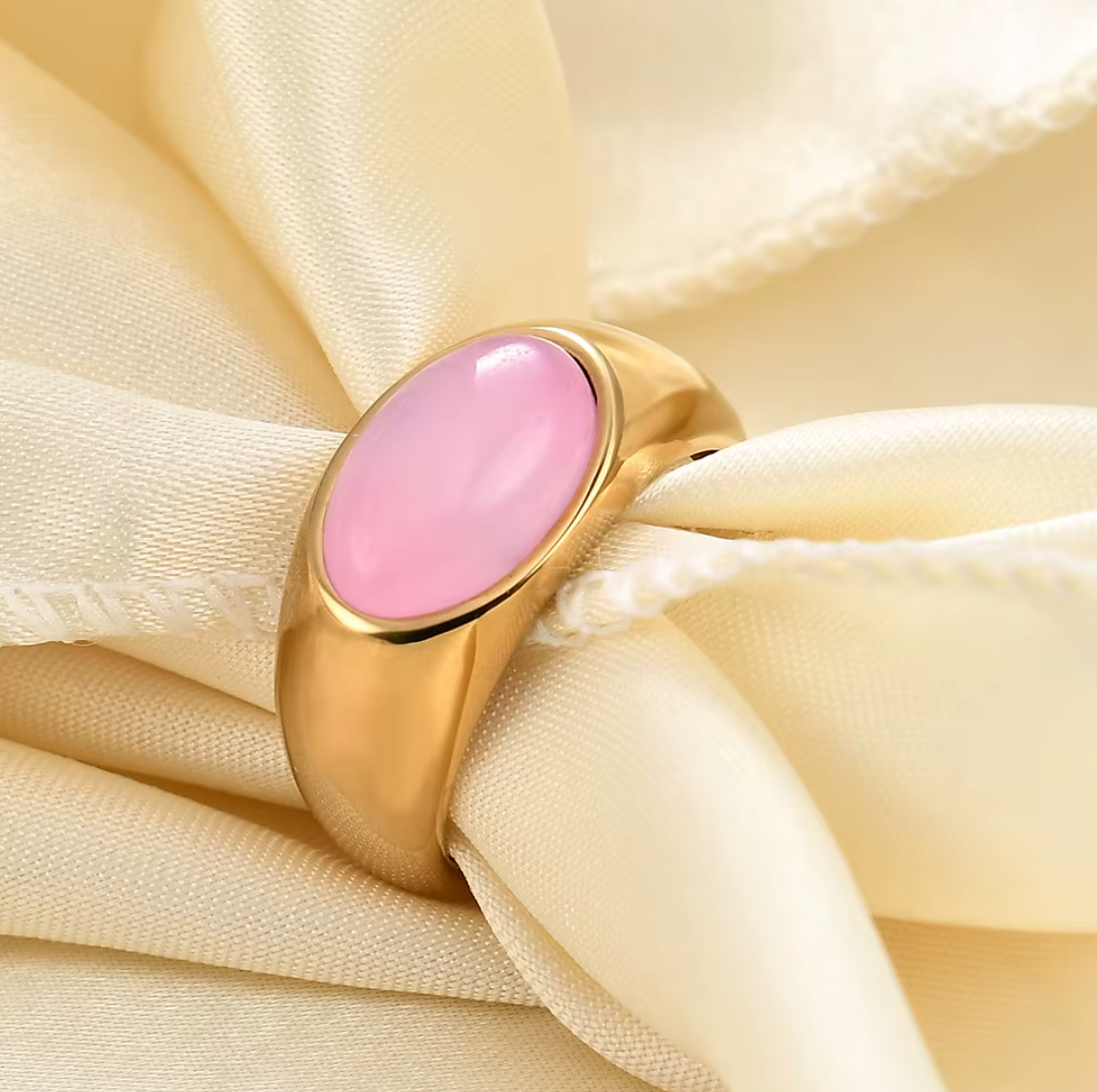 Pink Stone Ring (7-12)