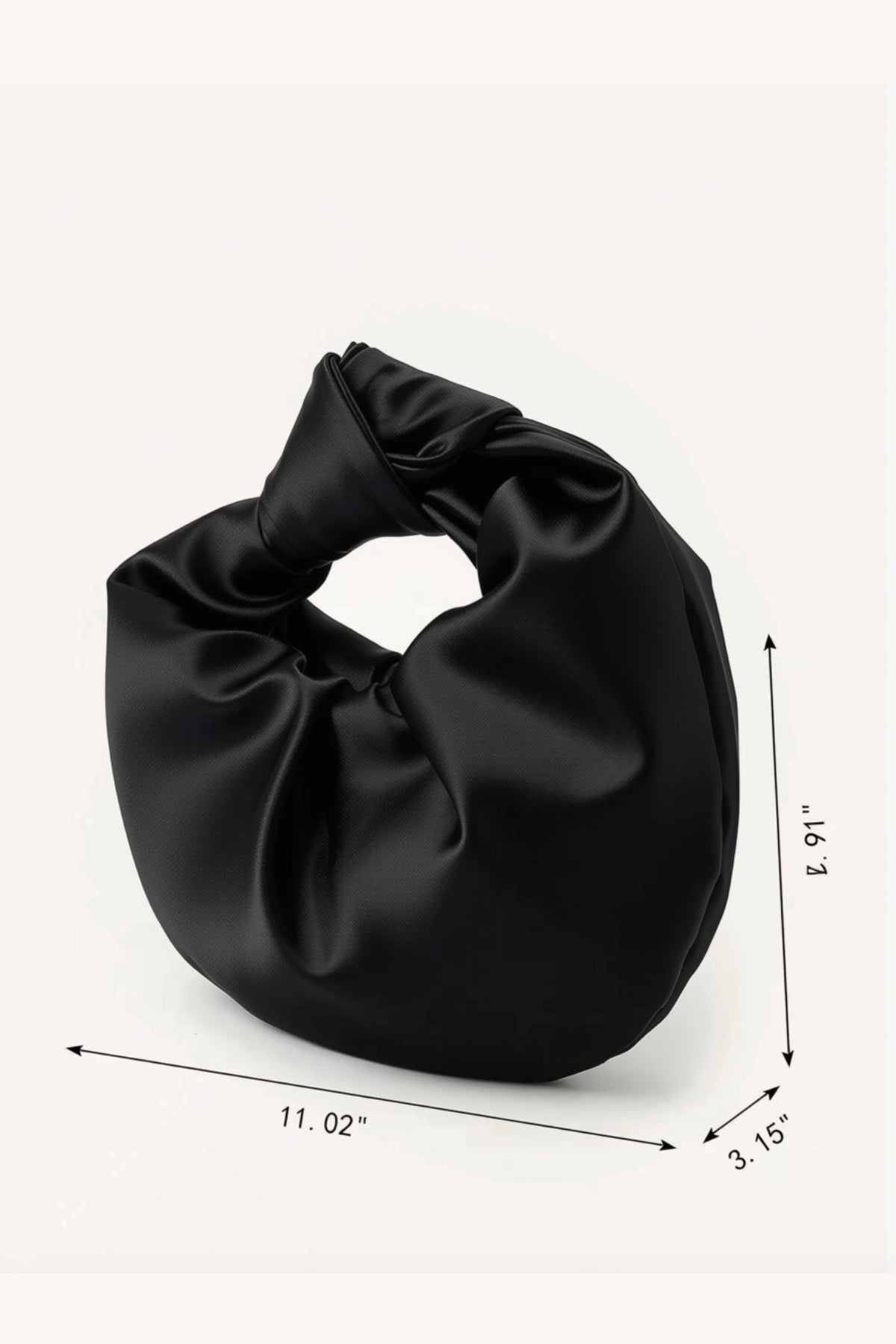 Satin Knot Bag