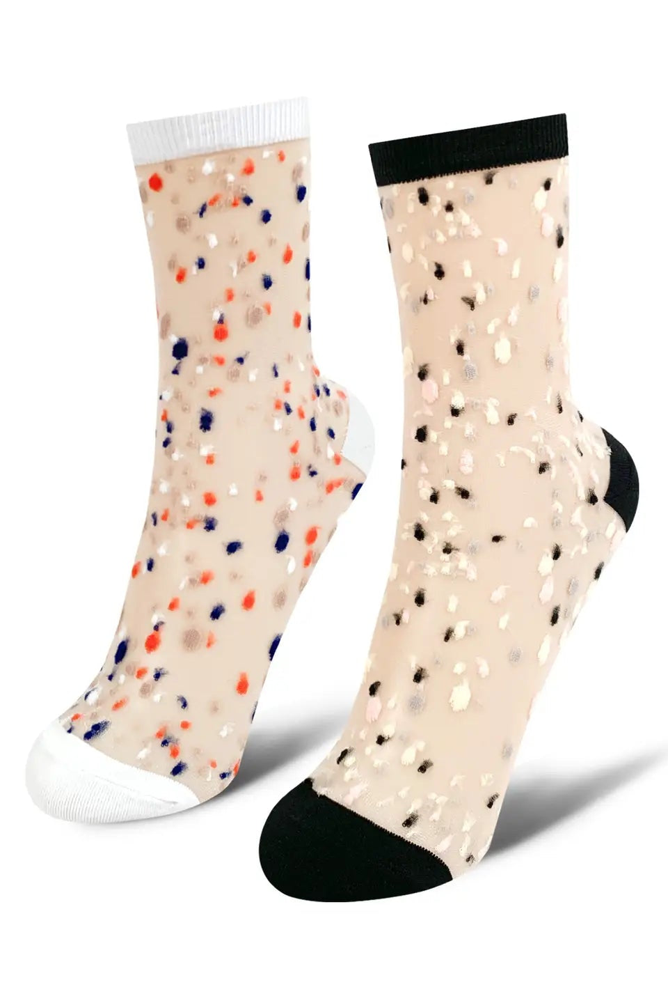 Polka Dot Sheer Socks (2 Colors)