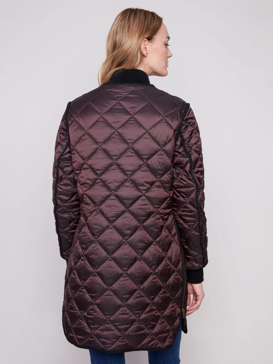 Quilted Longline Bomber Jacket (S-XXL)