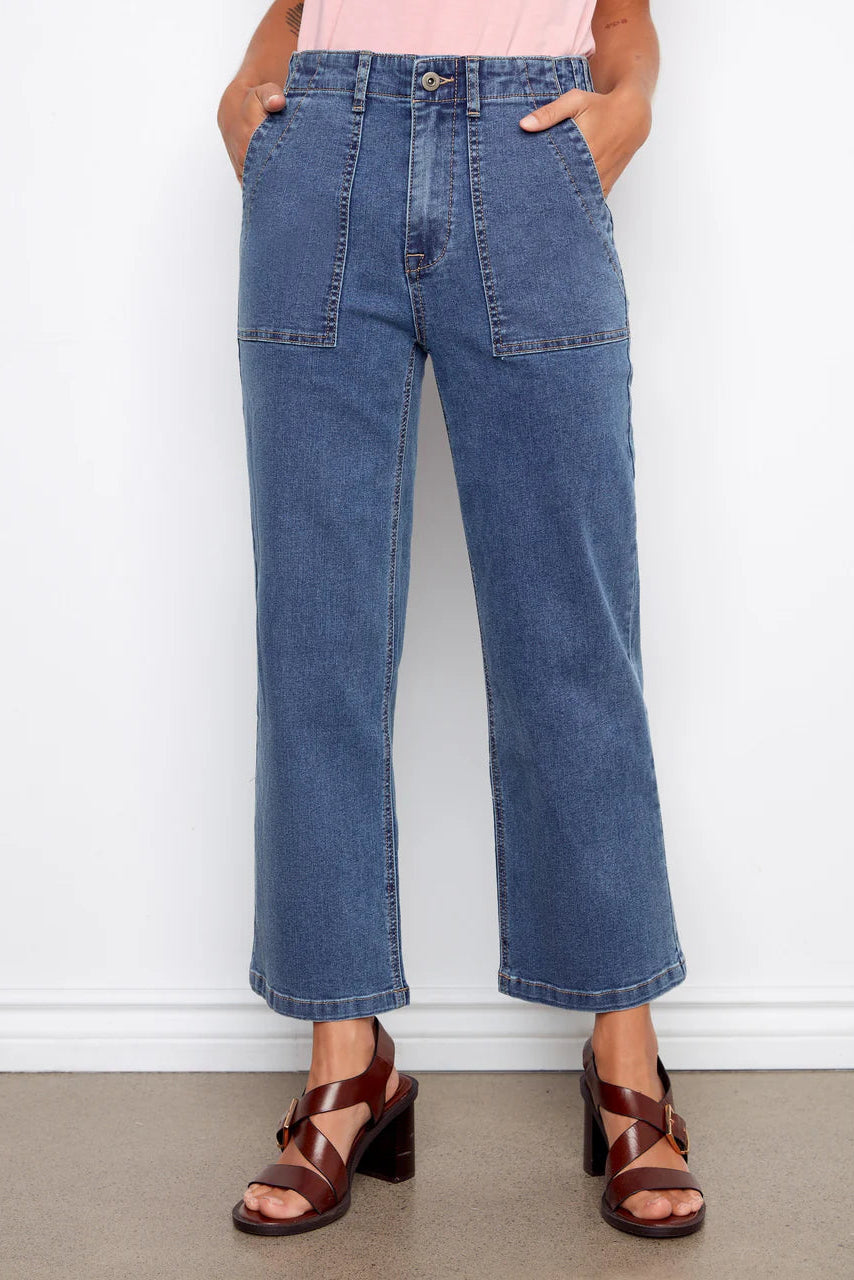 Wide Leg Cropped Jean (0-18) – Valencia Boutique