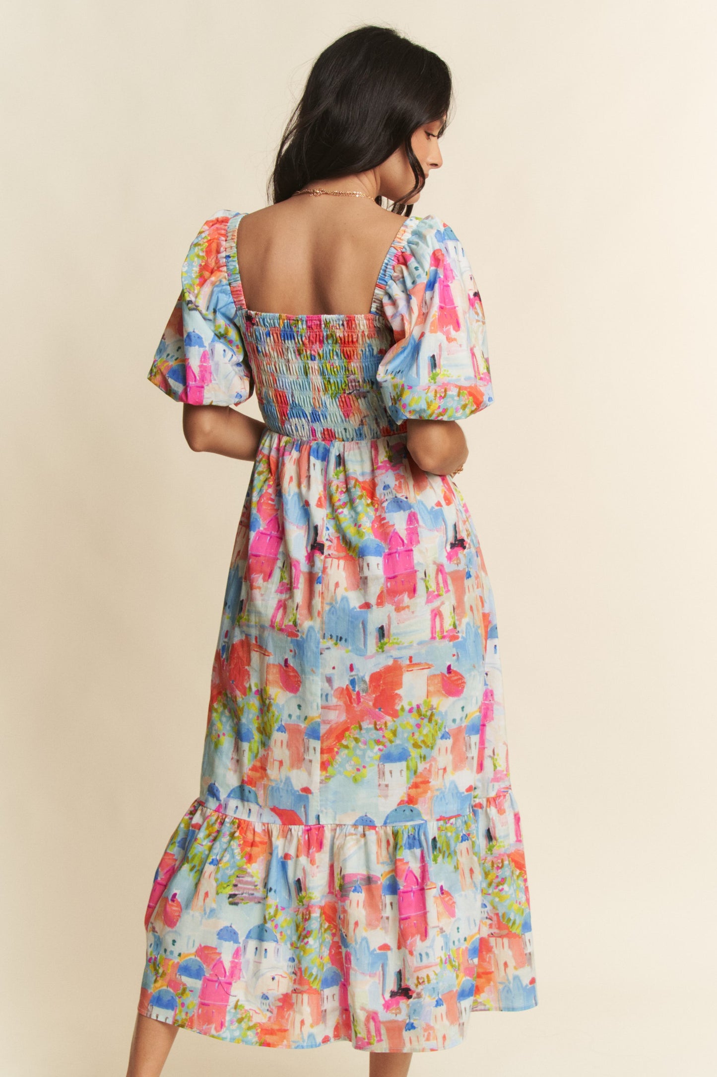 Santorini Midi Dress (S-3X)