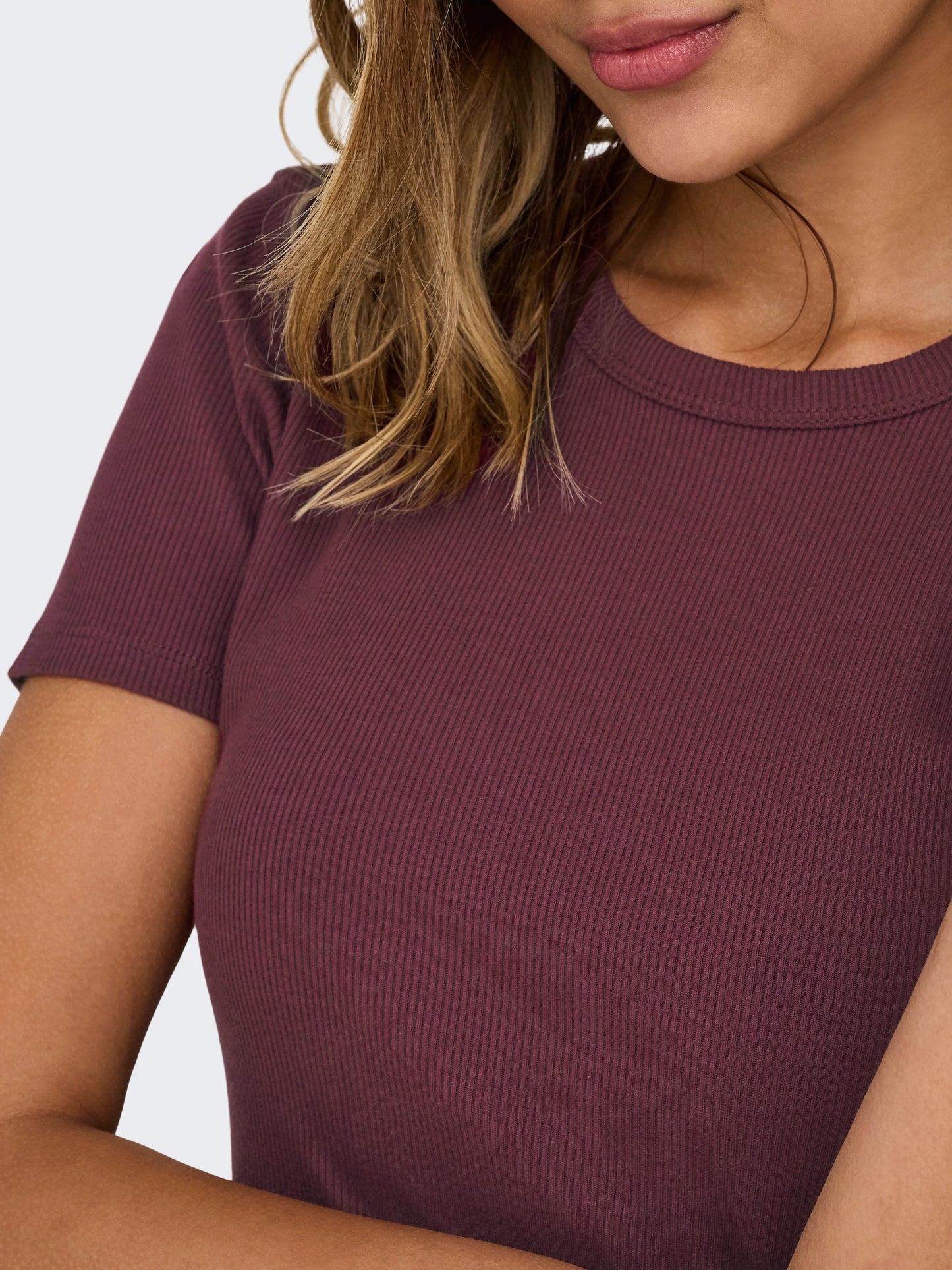 Rib Knit Tee (3 Colors)
