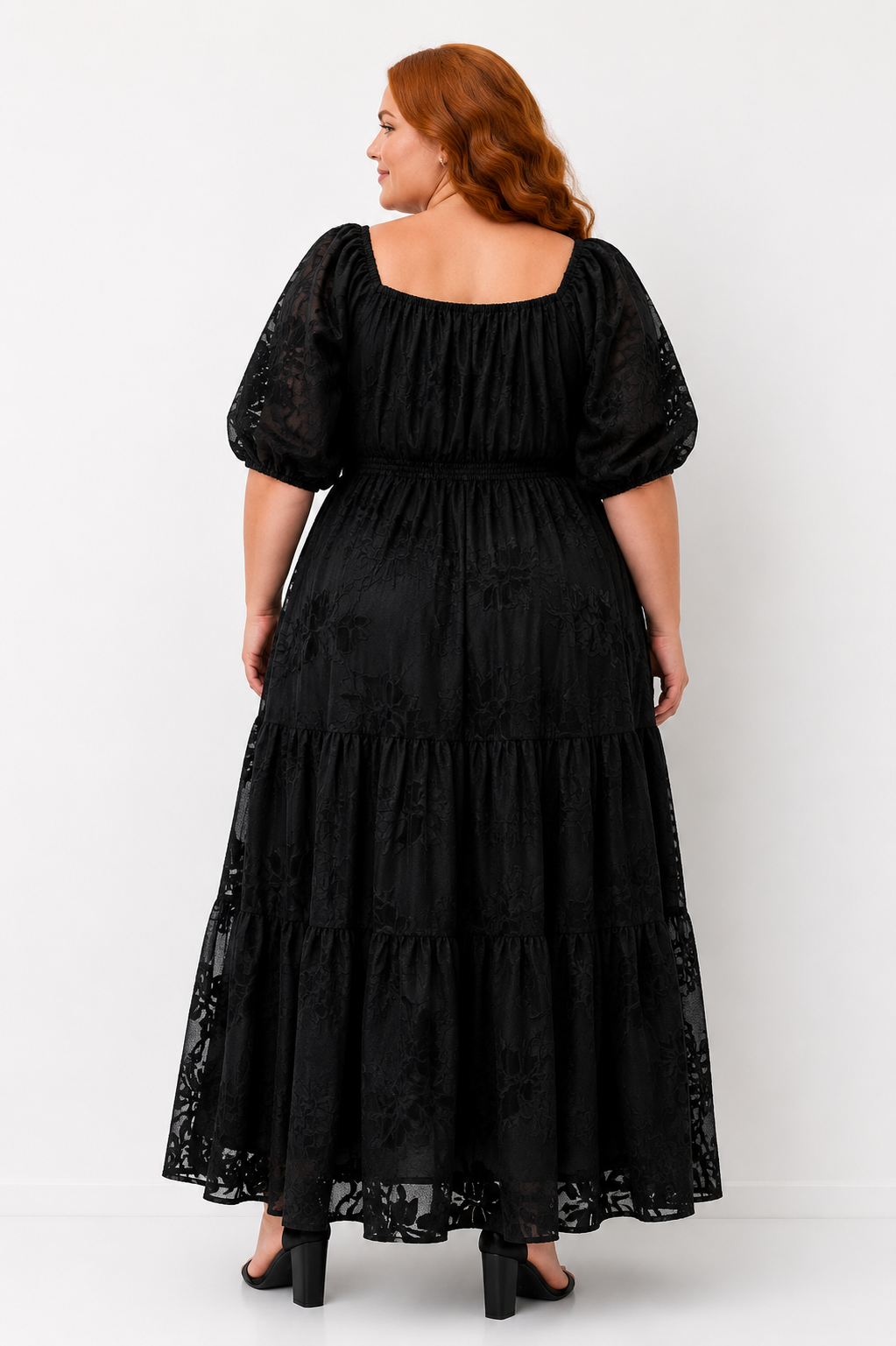 CURVE Textured Maxi Dress