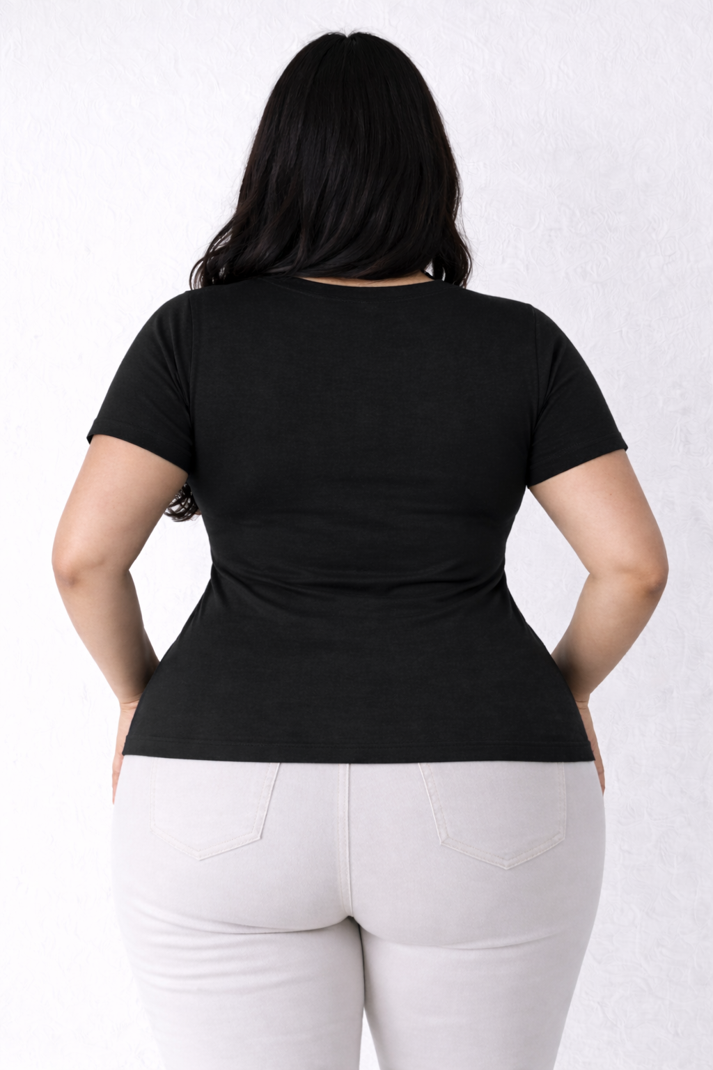 CURVE Silky Knit Fitted T-Shirt