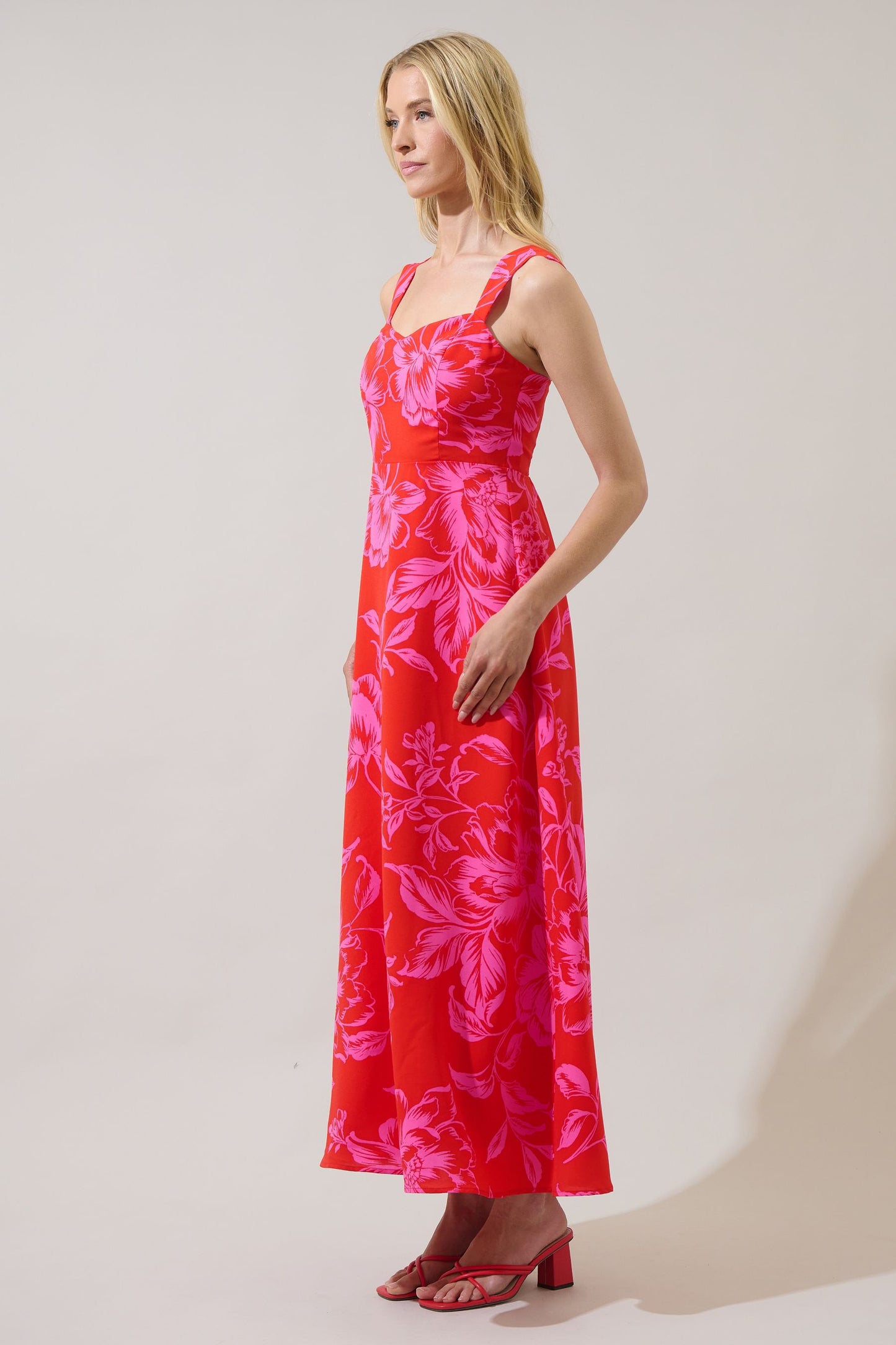 Bary Floral Maxi Dress (XS-3X)