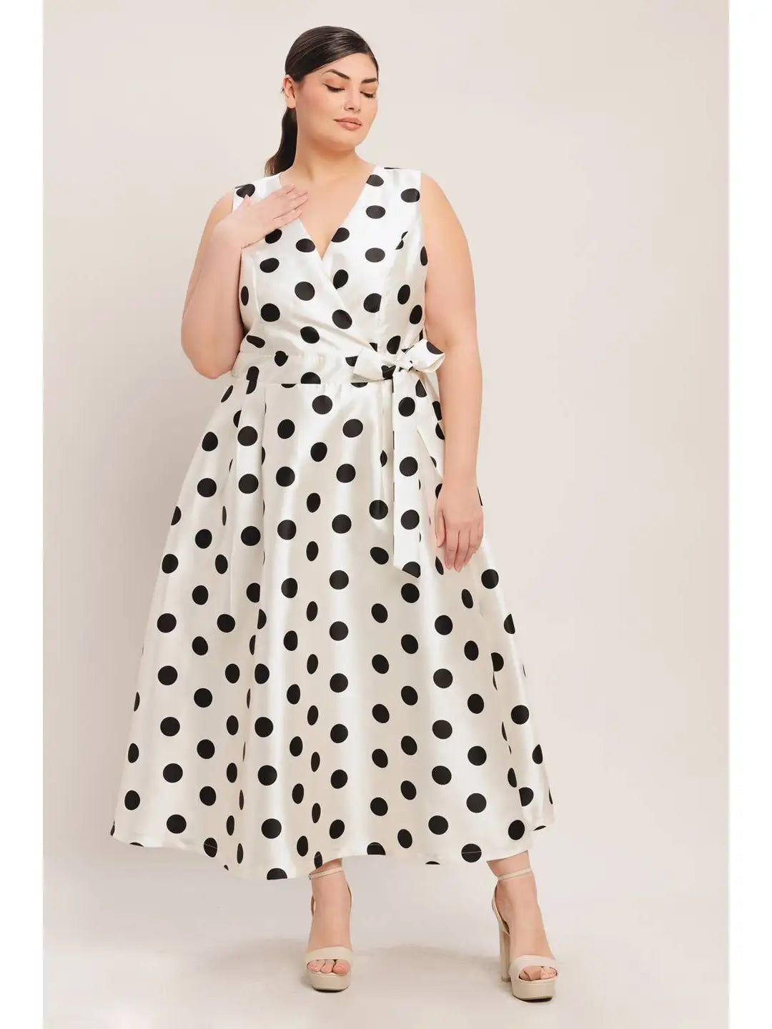 CURVE Polka Dot Fit & Flare