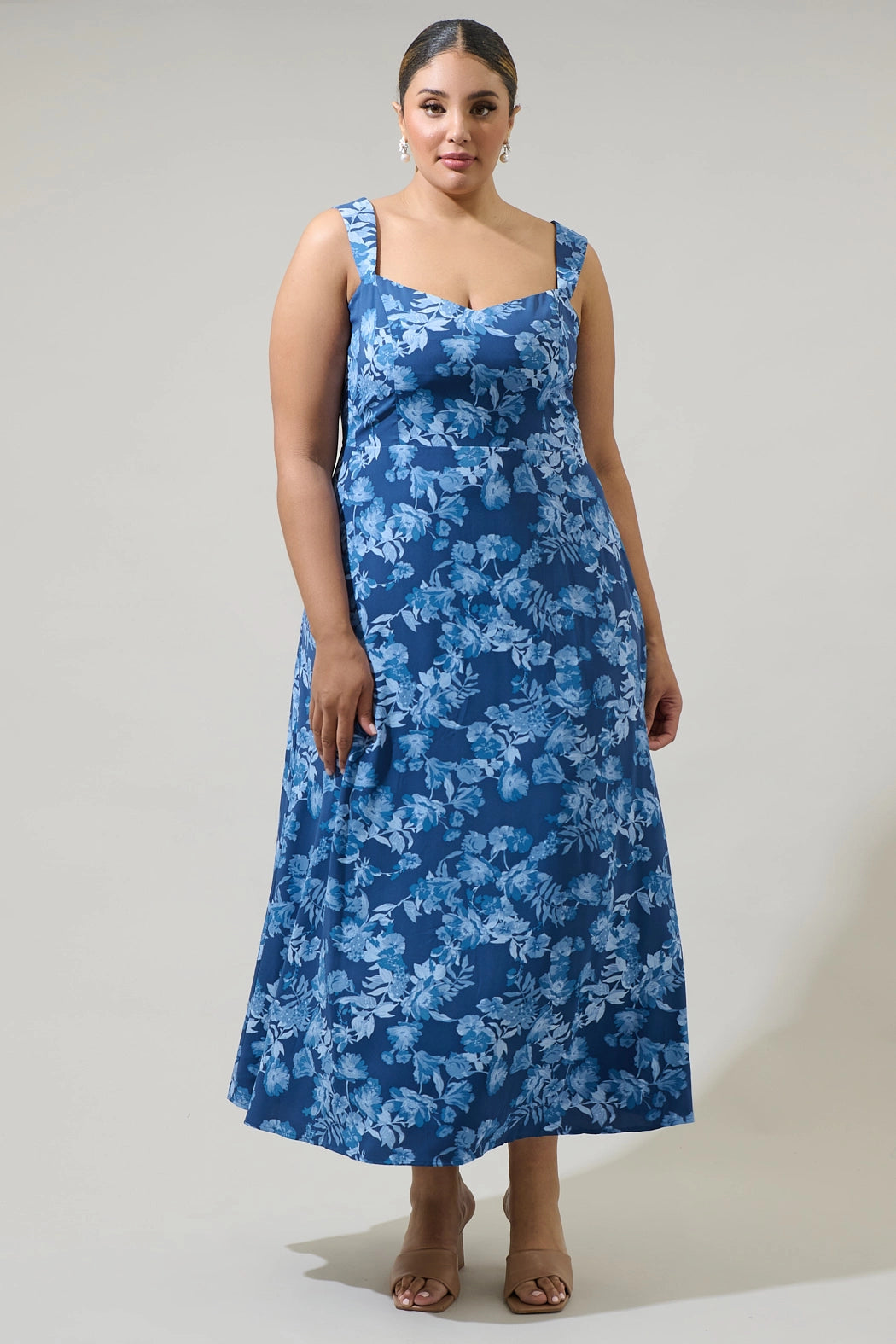 Bary Floral Maxi Dress (XS-3X)