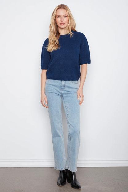 Elbow Sleeve Loose Sweater (XS-XXL)