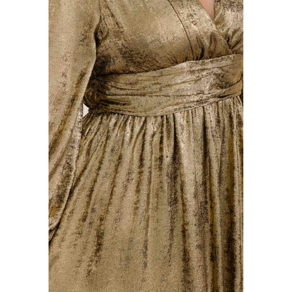 CURVE Golden Goddess Midi Dress