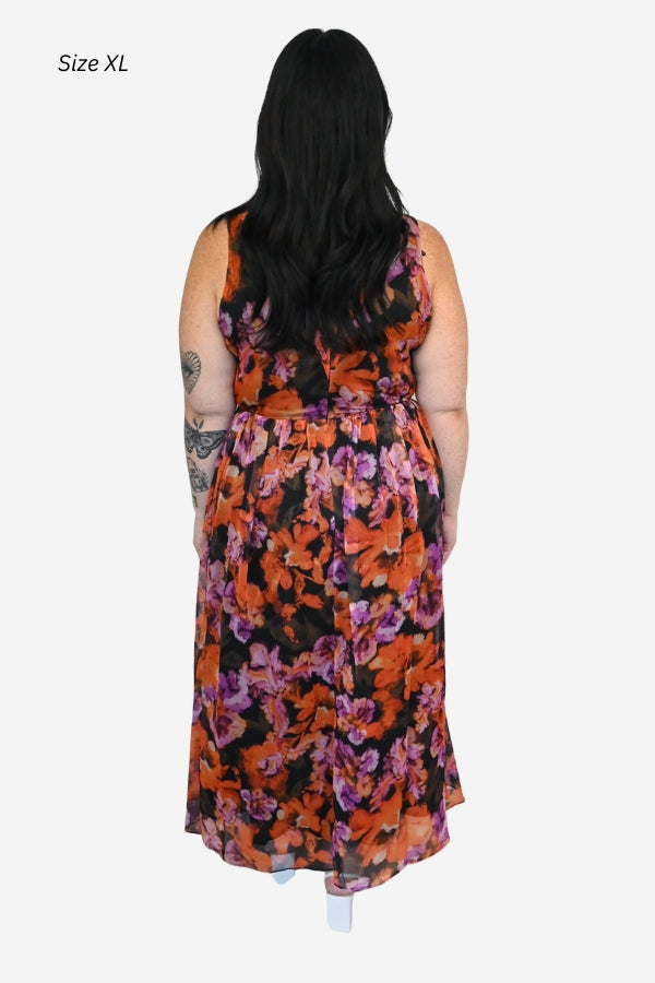 Vianka Floral Midi Dress