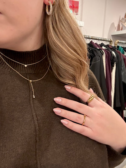 Layered Lariat Necklace