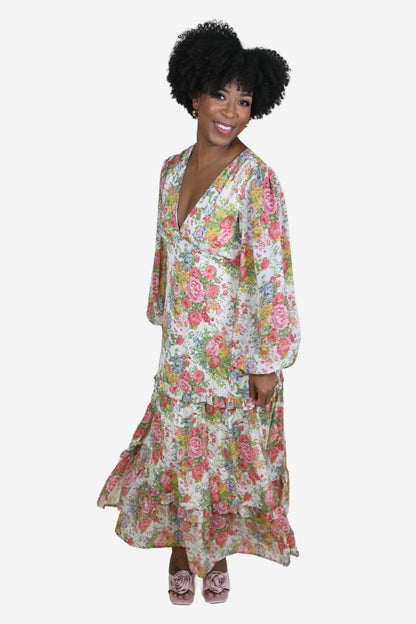 Wildflower Midi Dress (S-3X)