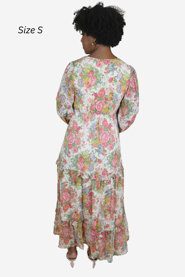 Wildflower Midi Dress (S-3X)