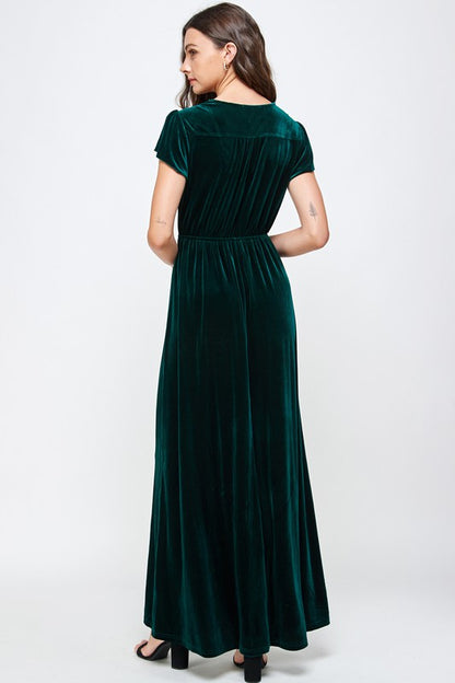 CURVE Velvet Maxi Dress