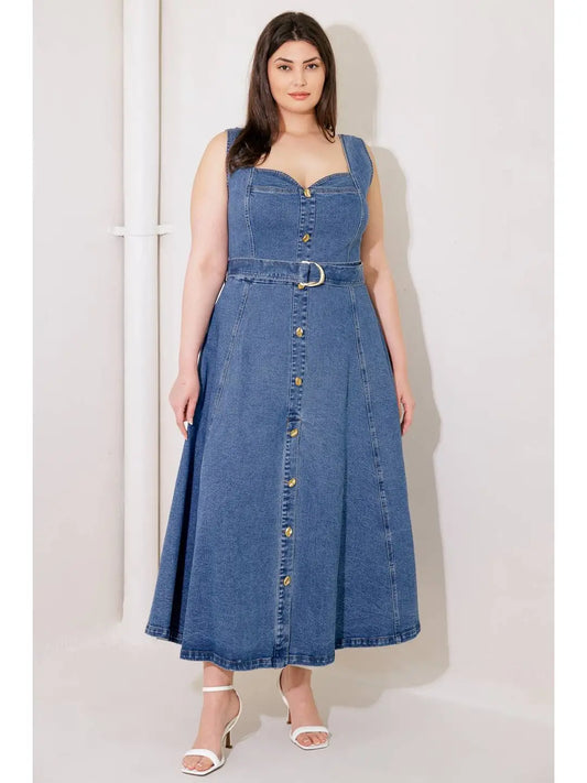 CURVE Denim Fit & Flare