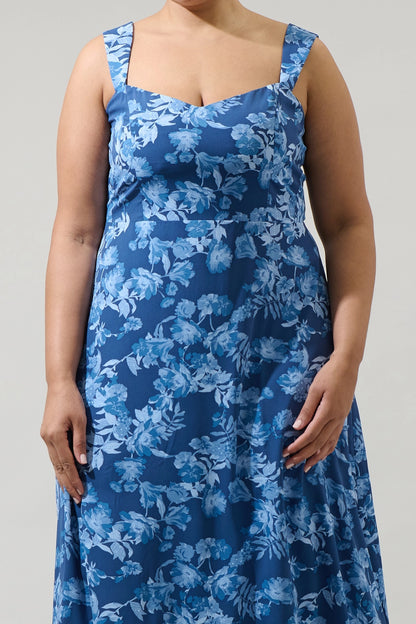 Bary Floral Maxi Dress (XS-3X)