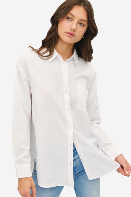 White button up shirt 