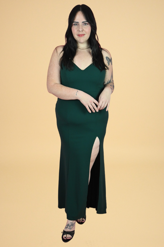 CURVE Fitted Maxi Dress