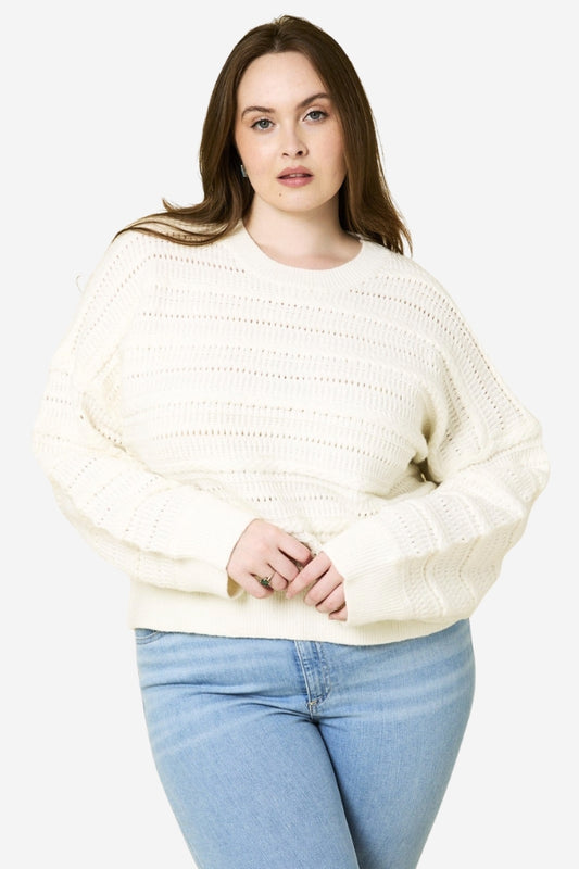 CURVE Open Knit Pullover