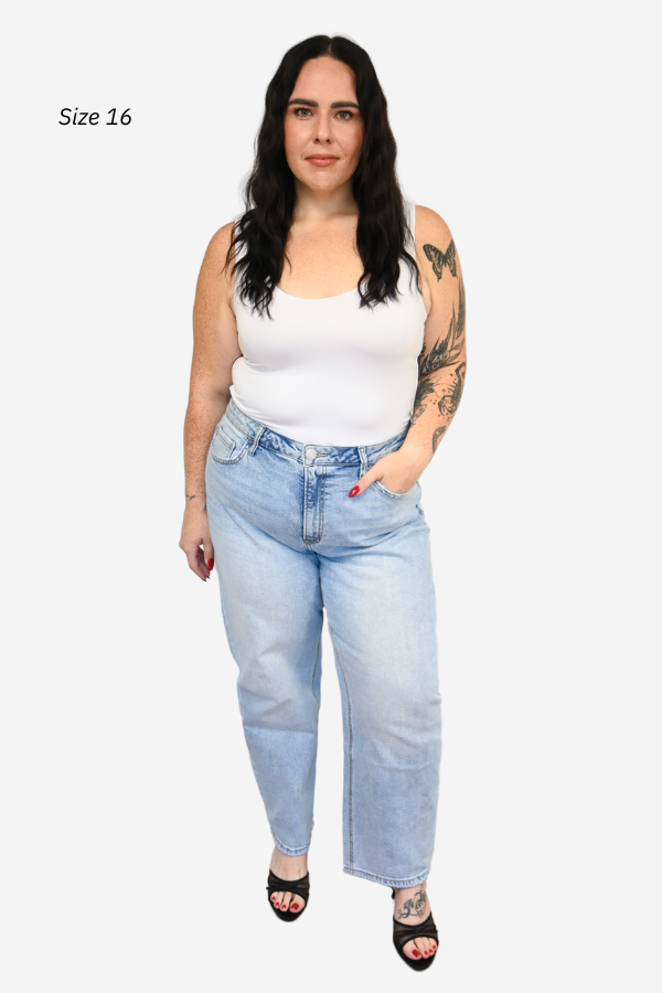 plus size barrel leg jeans wide leg jeans light wash jeans winnipeg manitoba canada