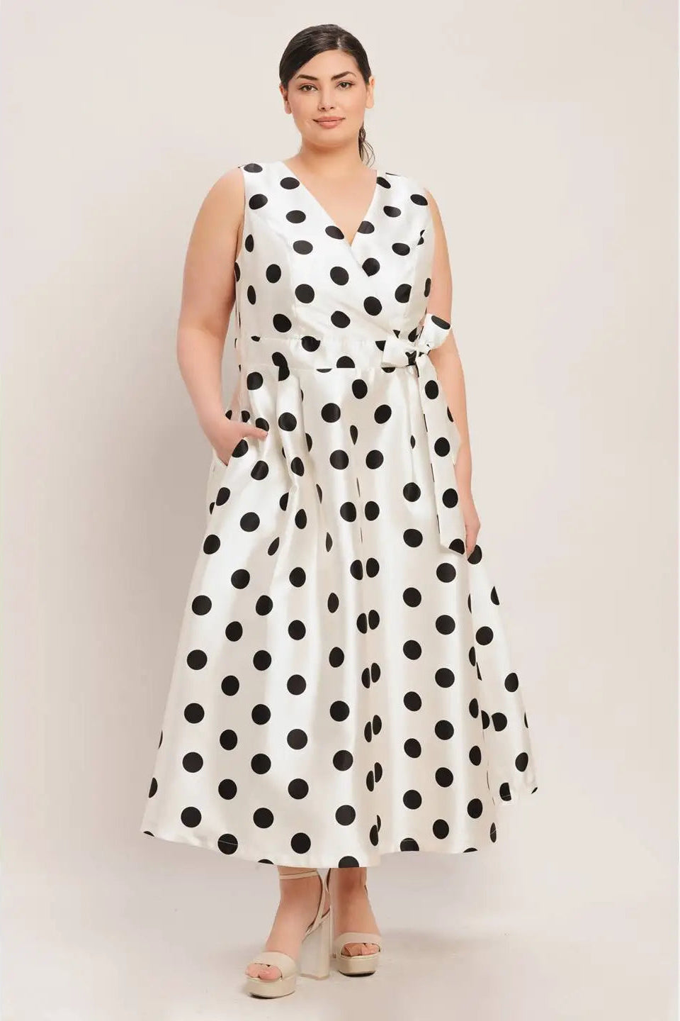CURVE Polka Dot Fit & Flare
