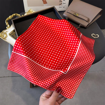 Polka Dot Satin Scarf (3 colors)