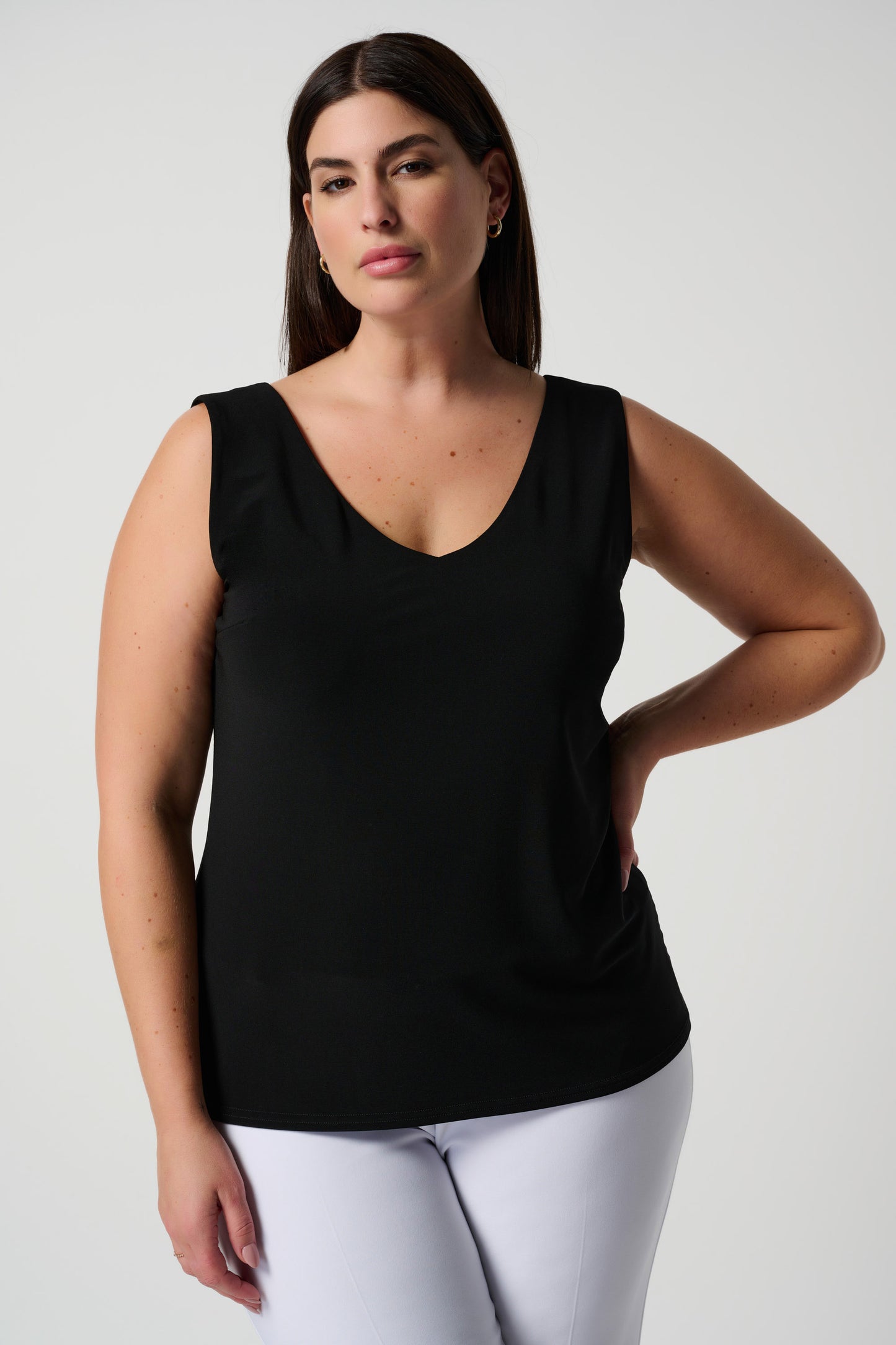 Black layering top, Josepf Ribkoff Black tank blouse