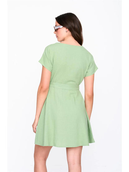Linen Mini Dress