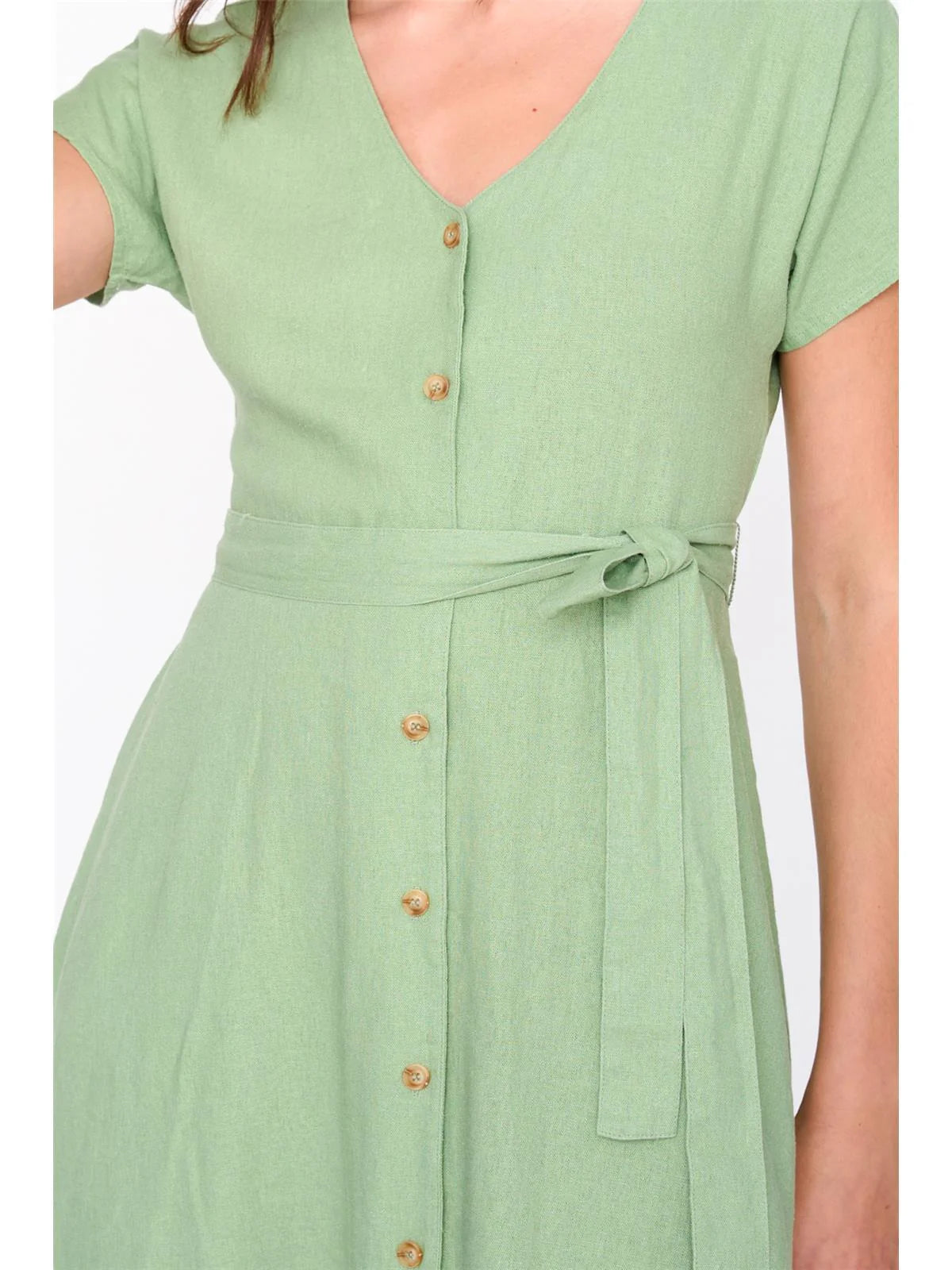 Linen Mini Dress