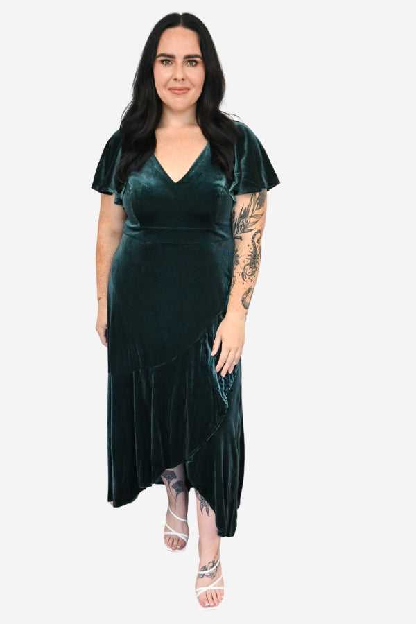 CURVE Velvet Evening Dress