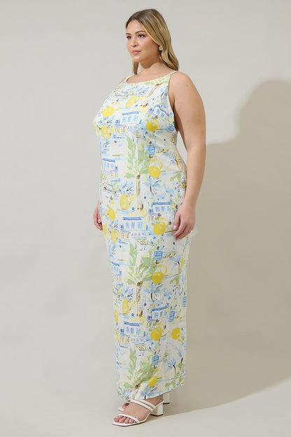 St. Barts Midi Dress (XS-3X)