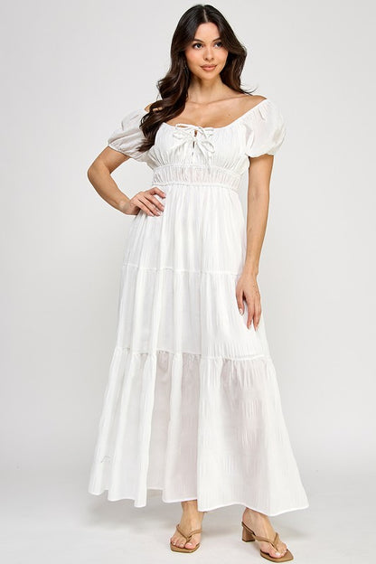 Crinkle Maxi Dress (S-3X)