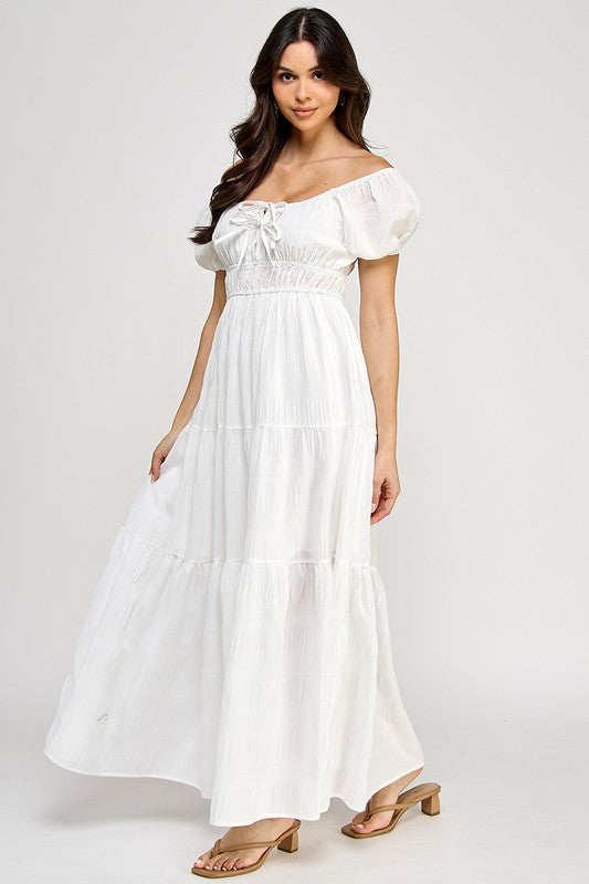 Crinkle Maxi Dress (S-3X)