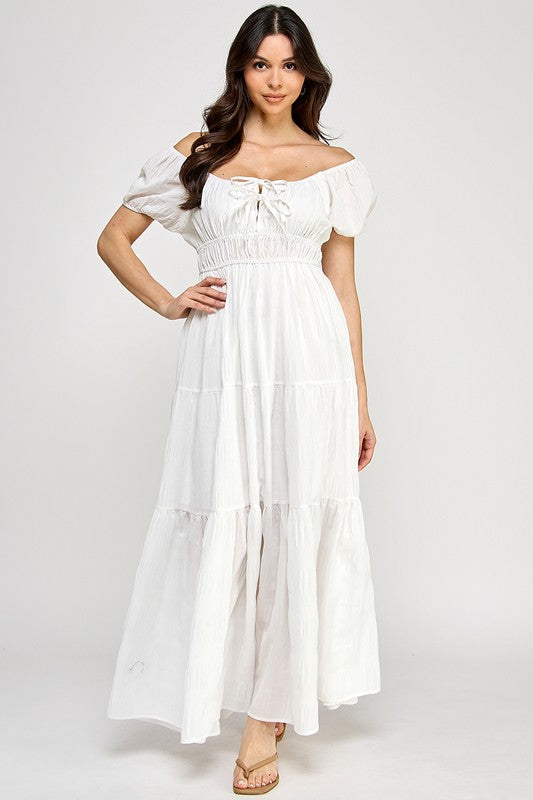 Crinkle Maxi Dress (S-3X)