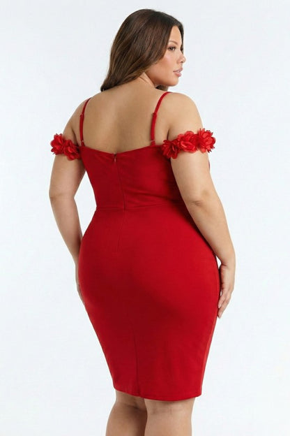 CURVE Rose Cocktail Dress